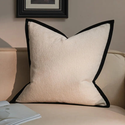 Luxury Chenille Cushion Cover Soft Plain Dyed Decorative Pillows for Home Decor Pillow Covers 45x45cm