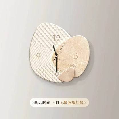 Elegant Nordic Style Wall Clock Unusual Quiet Large Gaming Room Wall Clock Decoration Aesthetic Reloj De Pared Decorations Home
