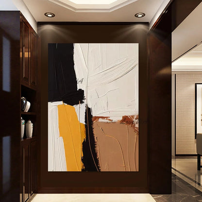 Sofa Background Wall Decor, Acrylic Paintings, Abstract Frameless Canvas Artwork, Modern Design Textured Drawing Art Picture