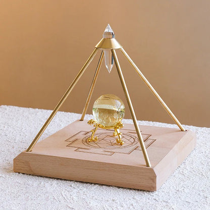 Crystal Ornaments Vogel Pyramid Energy Figurines Interior Sculptures Storage Tray Luxury Aesthetic Room Decoration Gift Ideas