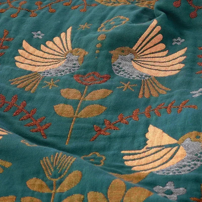 Japanese Cotton Double-sided Sofa Cover Throw Blanket For Bed Towel Cover Four Seasons General Quilt Bed Sheet Travel Blanket