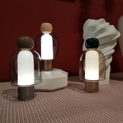 Nordic LED Lamp Bedside Table Designer Easy Peasy ToGo Table Lamp For Bedroom Bar Study Room Restaurant Decor Mini Table Lamp