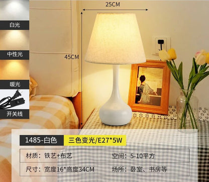 Night Nordic Decorative Lamp Bedside Ambient Table Living Room Decorative Lamp Retro Lron Lighting Декоративные Лампы MHZSD