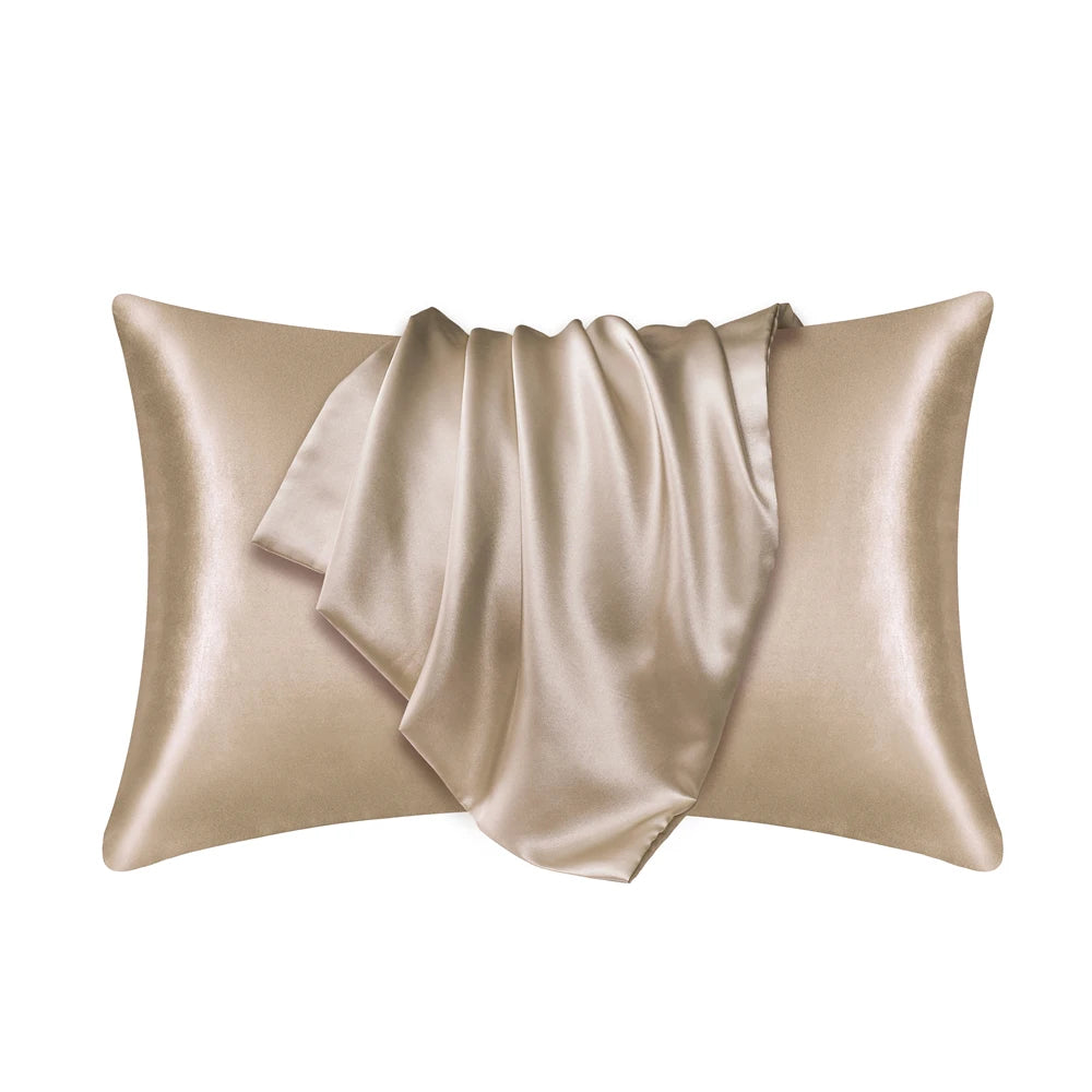 Pillowcase Silk Pillow Cover Silky Satin Hair Beauty Pillow case Comfortable Pillow Case Home Decor wholesale