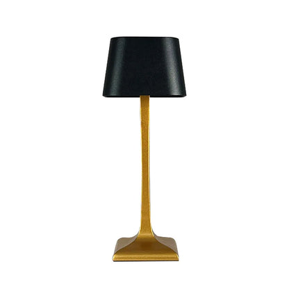 Rechargeable wireless bedroom bedside decoration simple metal touch LED table lamp creative atmosphere lamp