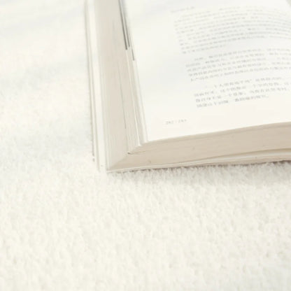 Cream Style Carpets for Living Room Thicken Plush Bedroom Decor Round Carpet Fluffy Soft Lounge Floor Mat Washable Cloakroom Rug