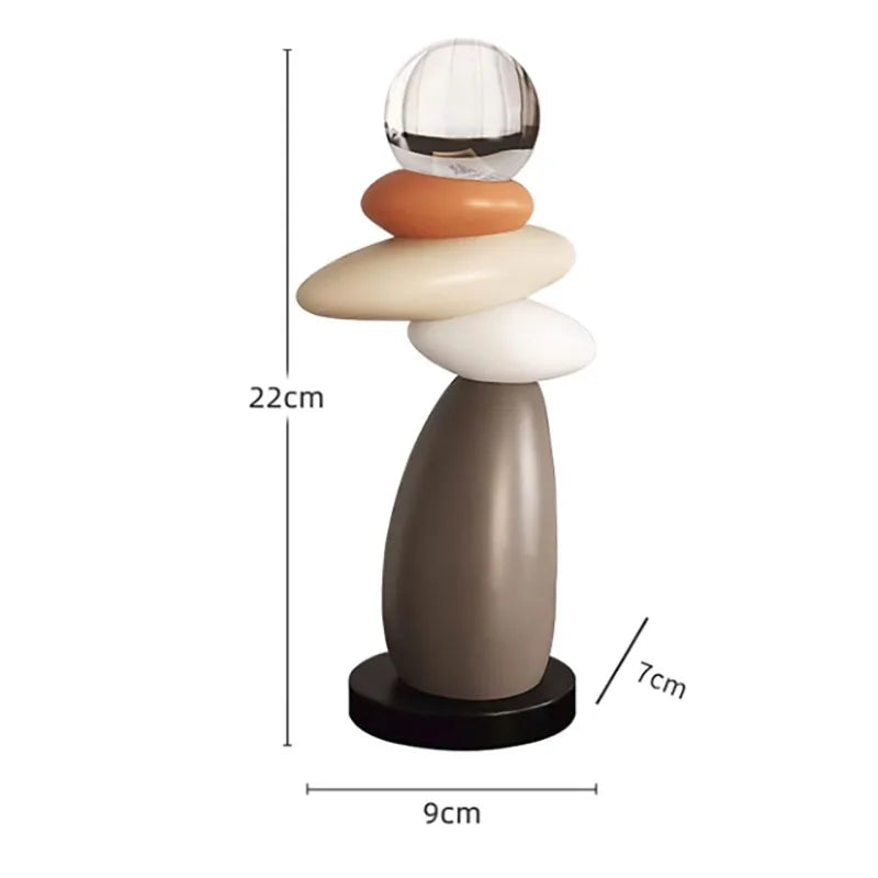 Modern Stone Figurines Resin Good Luck Book Nook Miniatures Living Room Office Aesthetic Decoration Accessories Gifts for Couple
