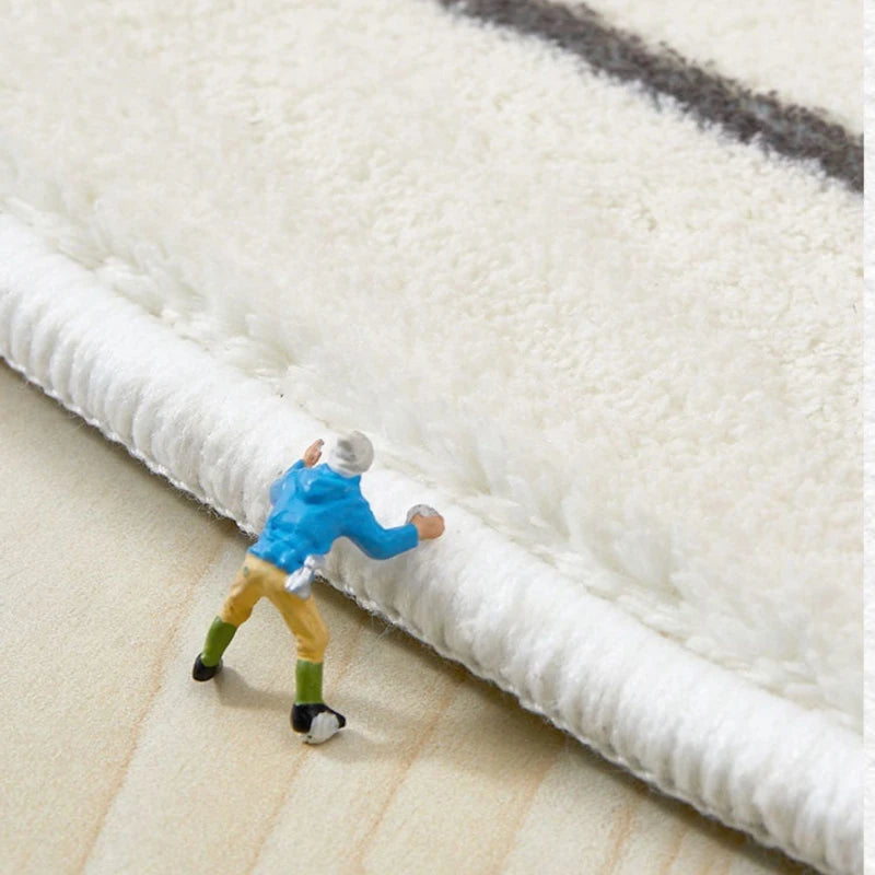 Light Luxury Rugs for Bedroom Thick Plush Lounge Floor Mat Modern Style Living Room Decoration Large Carpet Home Fluffy Soft Rug
