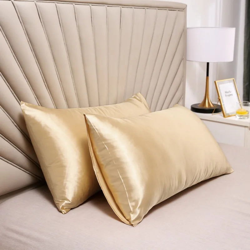 Pillowcase Silk Pillow Cover Silky Satin Hair Beauty Pillow case Comfortable Pillow Case Home Decor wholesale