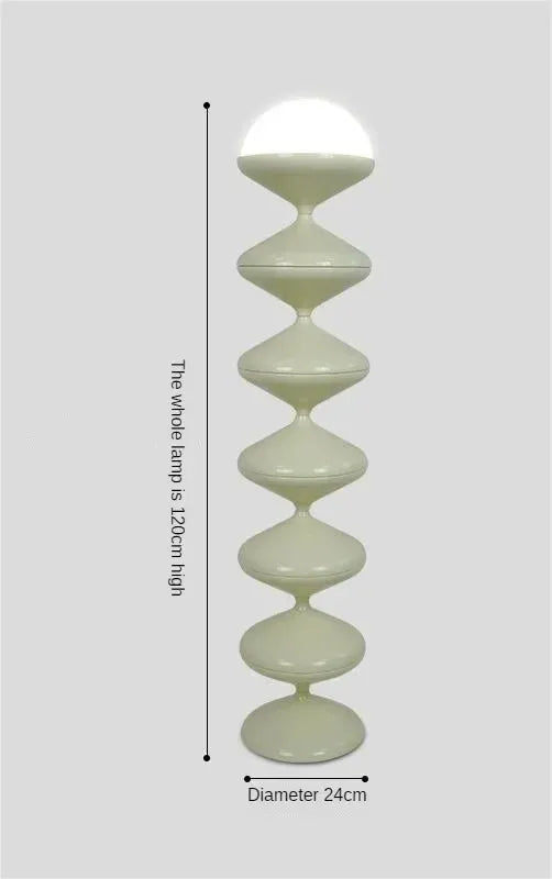 Stacked Gourd Floor Lamp LED Minimalist Stand Lamp Foyer Room Kitchen Lighting Indoor Home Decoration Living Room Tall Light