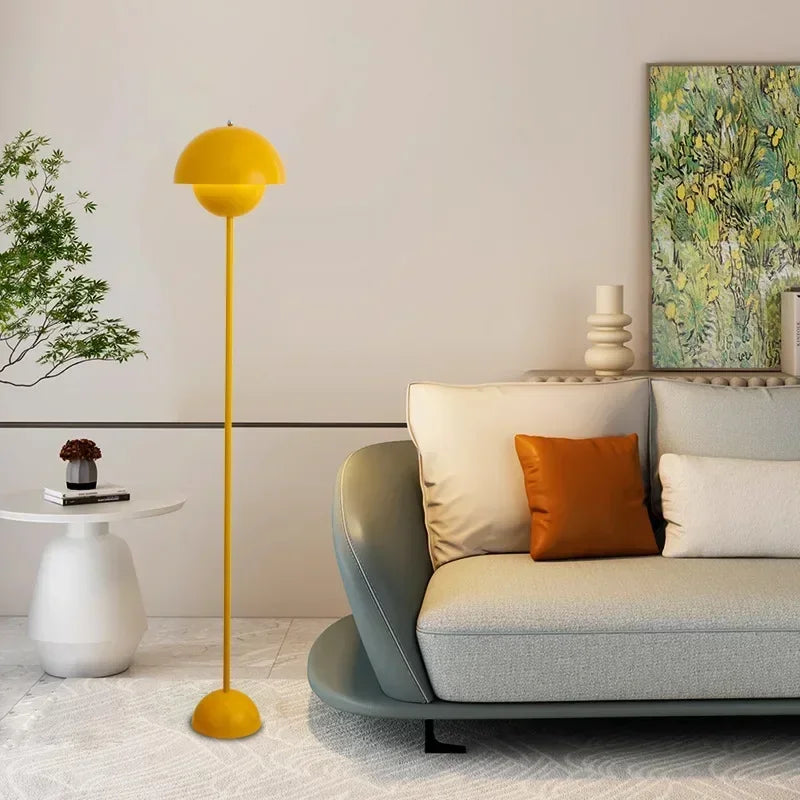 Simple Modern Cream Style High Quality Bud Led Floor Lamp Table Light Desk Lamp With E27 Changeable Bulb For Bedroom Living Room