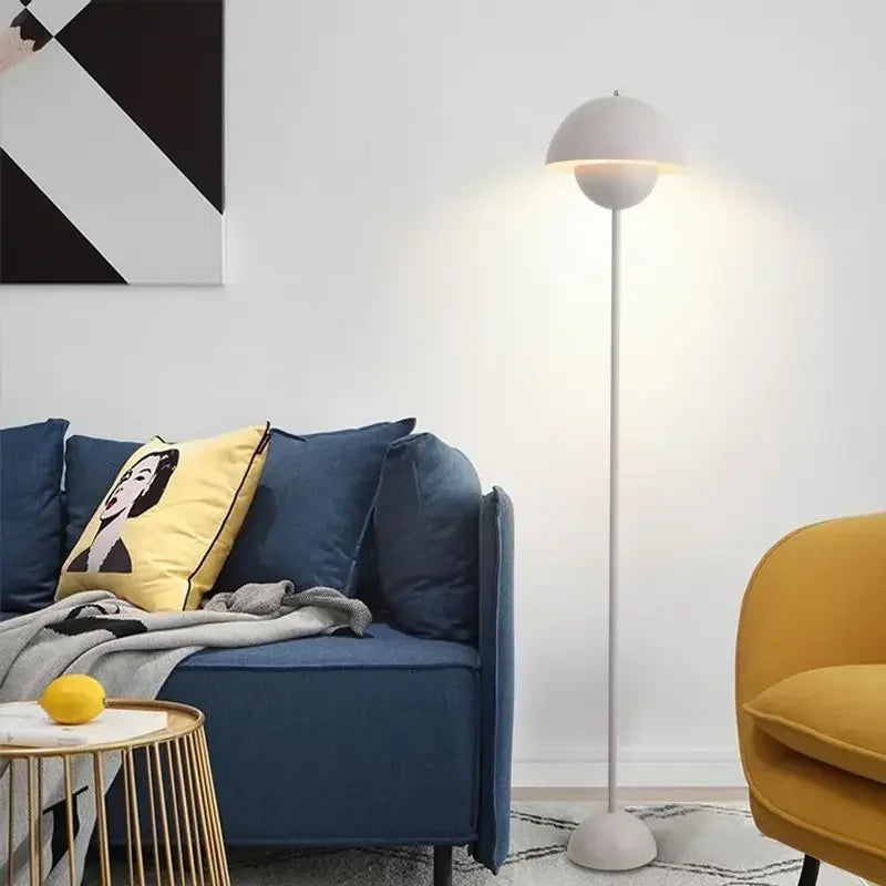 Simple Modern Cream Style High Quality Bud Led Floor Lamp Table Light Desk Lamp With E27 Changeable Bulb For Bedroom Living Room