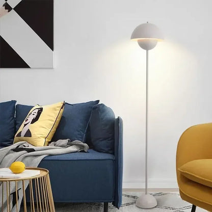 Simple Modern Cream Style High Quality Bud Led Floor Lamp Table Light Desk Lamp With E27 Changeable Bulb For Bedroom Living Room
